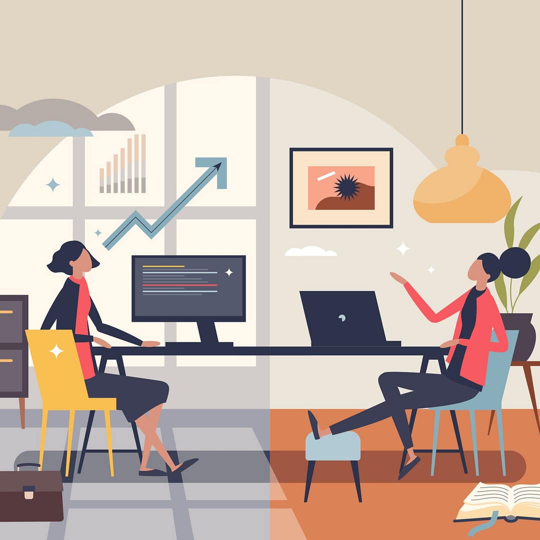 Lavoro ibrido: scenari, tecnologie, team e spazi